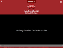 Tablet Screenshot of madisonmohawks.org